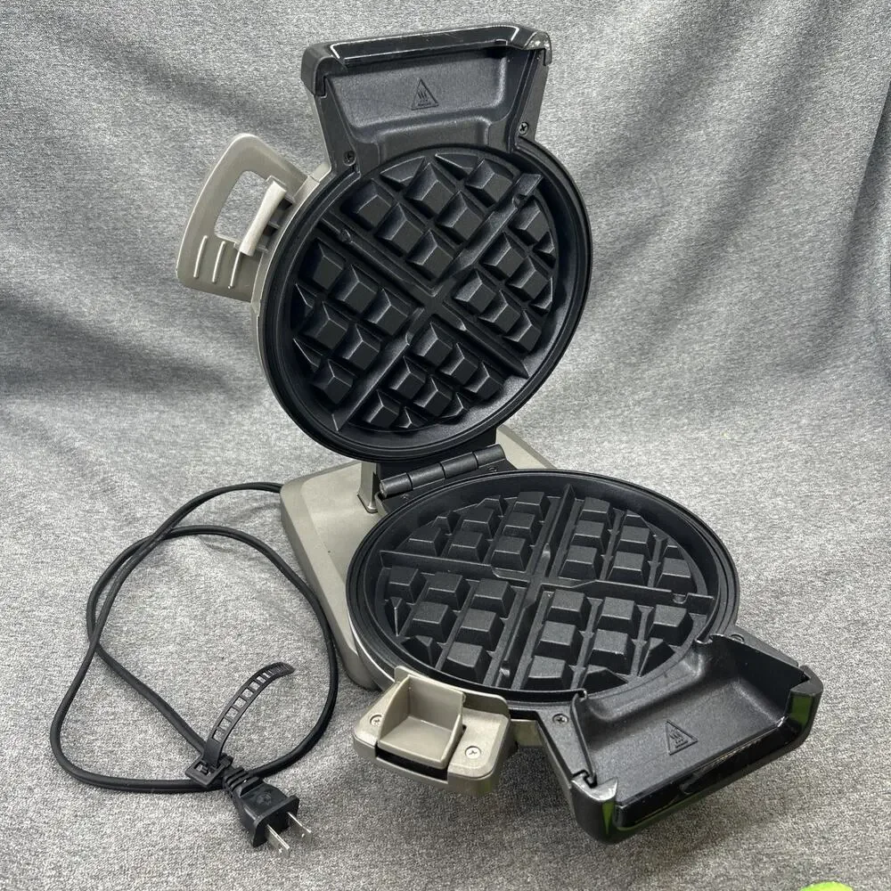 Cuisinart VWM-200PC1 Vertical Belgian Waffle Maker Stainless Steel Tested WORKS